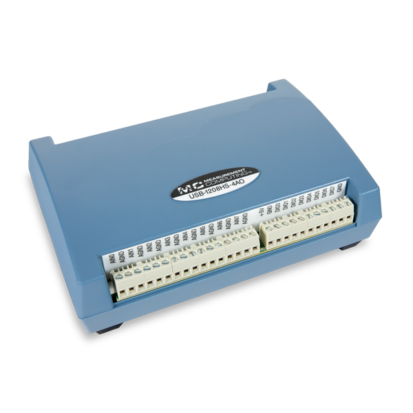 MCC USB-1208HS-4AO: High-Speed USB DAQ Device 6069-410-017