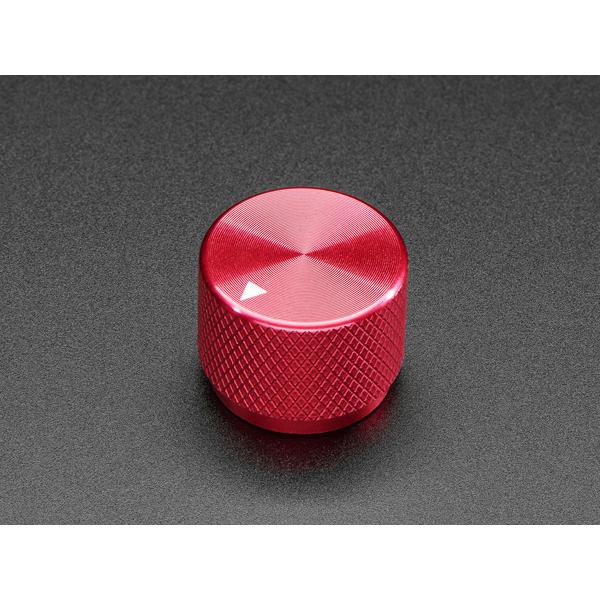 Anodized Aluminum Machined Knob - Red - 20mm Diameter [ada-5530]