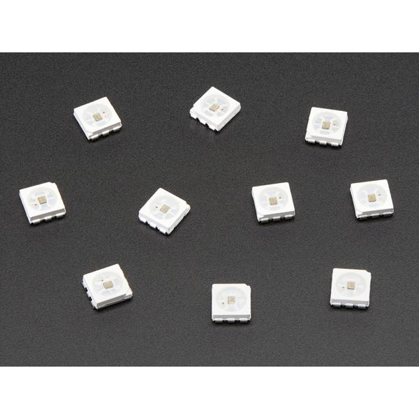DotStar Addressable 5050 RGB LED w/ Integrated Driver - 10 Pack - SK9822 [ada-2343]