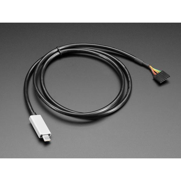 FTDI Serial TTL-232 USB Type C Cable - 5V Power / 3.3V Logic [ada-4364]