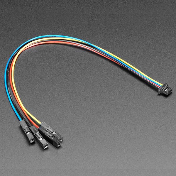 STEMMA QT / Qwiic JST SH 4-pin Cable with Premium Female Sockets - 150mm Long [ada-4397]