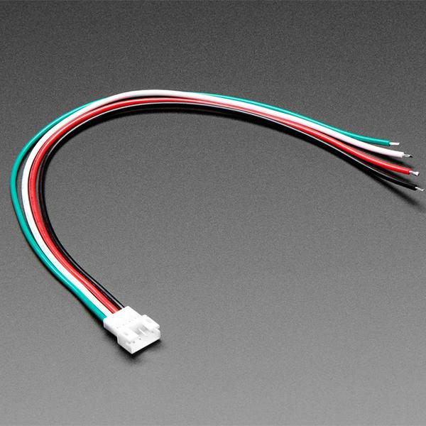 JST PH 2mm 4-Pin Socket to Color Coded Cable - 200mm [ada-4045]