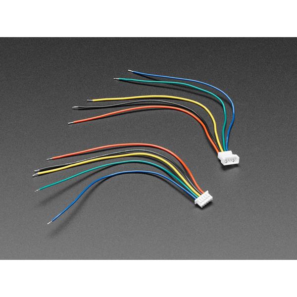 1.25mm Pitch 5-pin Cable Matching Pair 10 cm long - Molex PicoBlade Compatible [ada-4975]