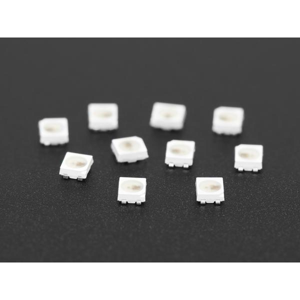 NeoPixel Nano 2427 RGB LEDs w/ Integrated Driver Chip - 10 Pack [ada-3484]