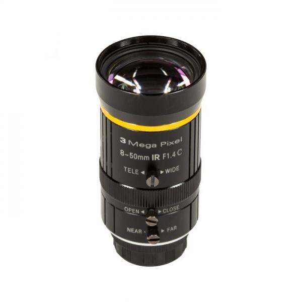 Arducam 8-50mm C-Mount Zoom Lens for IMX477 Raspberry Pi HQ Camera, with C-CS Adapter [LN057]