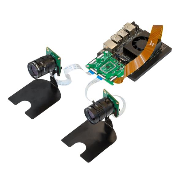 Arducam 12MP*2 Synchronized Stereo Camera Bundle Kit for Nvidia Jetson Nano and Xavier NX [B0265N]