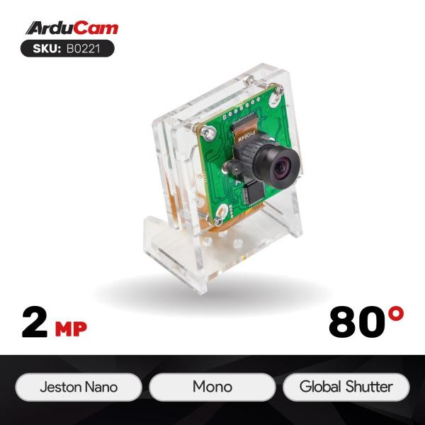 Arducam 2MP OV2311 Global Shutter M12 Mount NoIR Mono Camera Modules for Jetson Nano [B0221]