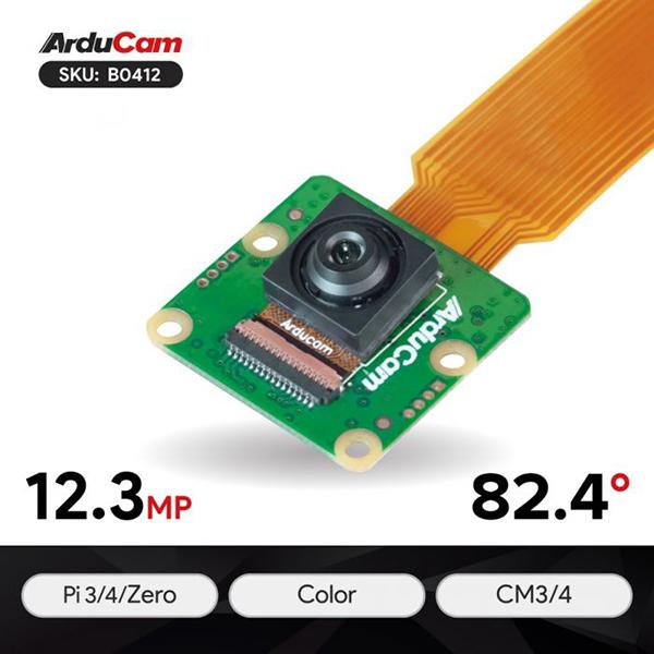 Arducam 12MP IMX378 Camera Module for Raspberry Pi [B0412]
