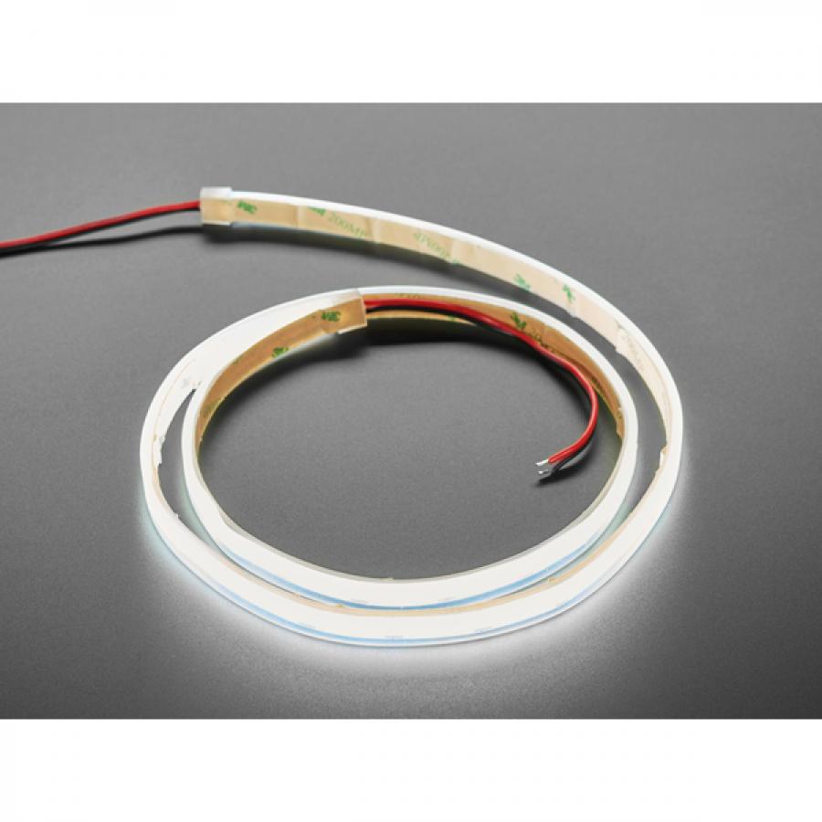 Side-Light Flexible White LED Strip - 480 LEDs per meter - 1m - Cool White ~6500K [ada-5685]