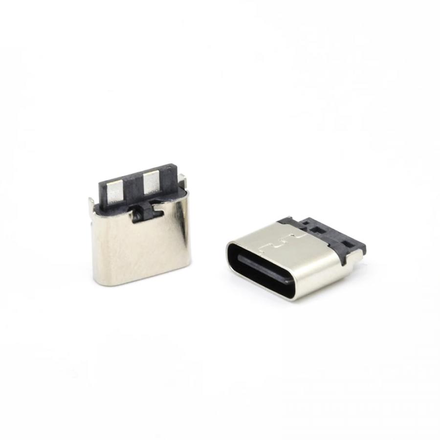 C타입 USB 3.1 커넥터 2핀 PCB SMT female [SZH-CON021]