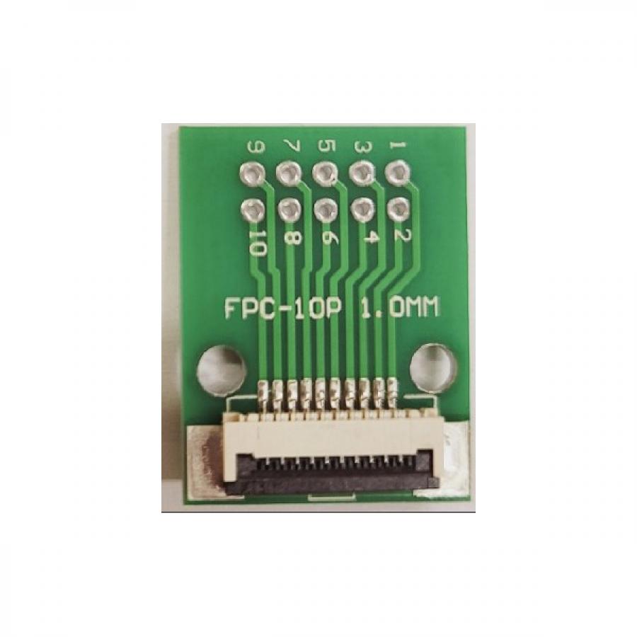 10핀, 0.5mm 또는 1.0mm pitch FFC FPC to Connector 변환보드
