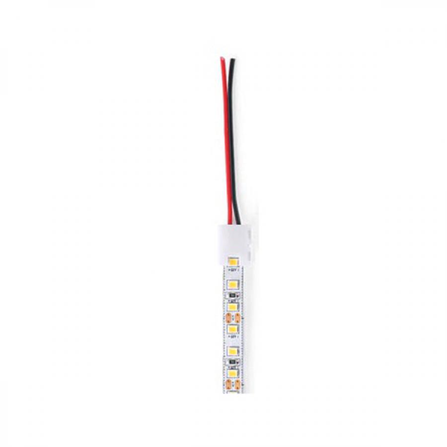2pin 10MM LED 스트립 커넥터 라인 케이블 싱글 헤드 [HWD-LSC030]