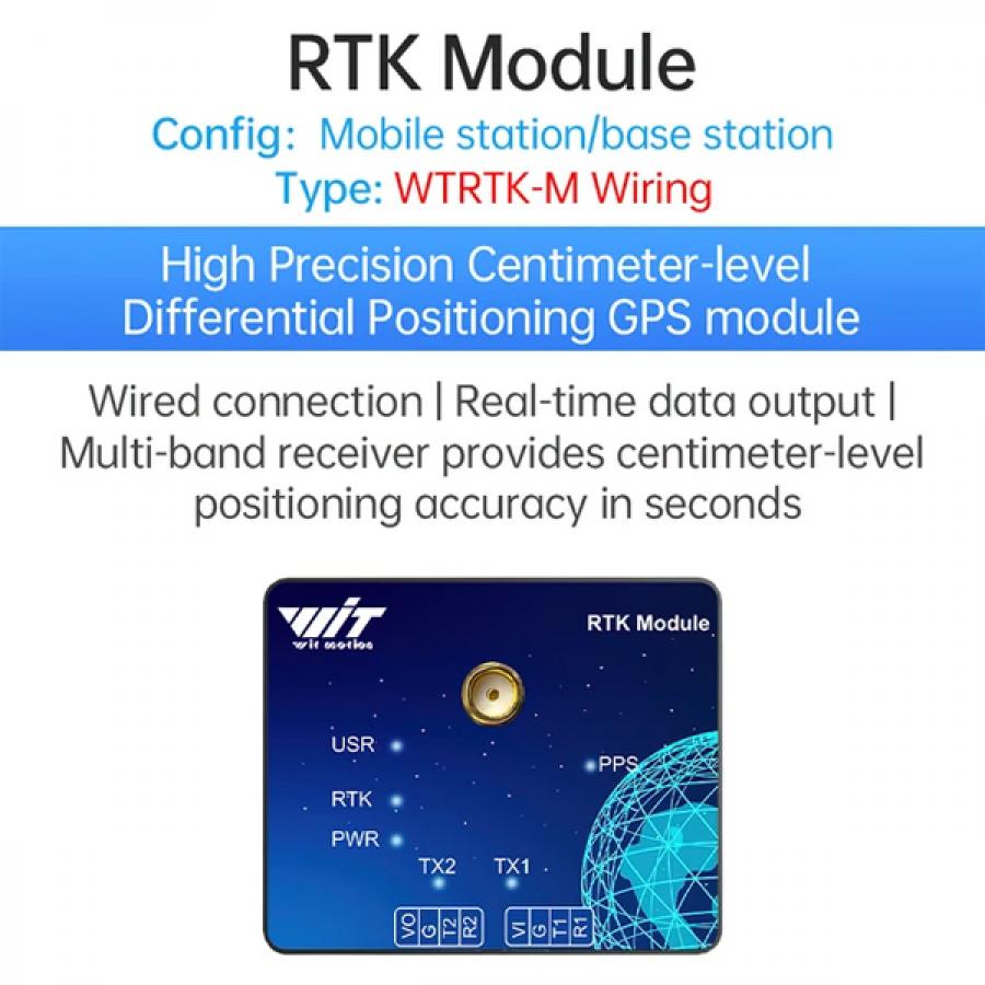 고정밀 포지셔닝 GPS RTK 모듈(cm-level) [WT-RTK-M]