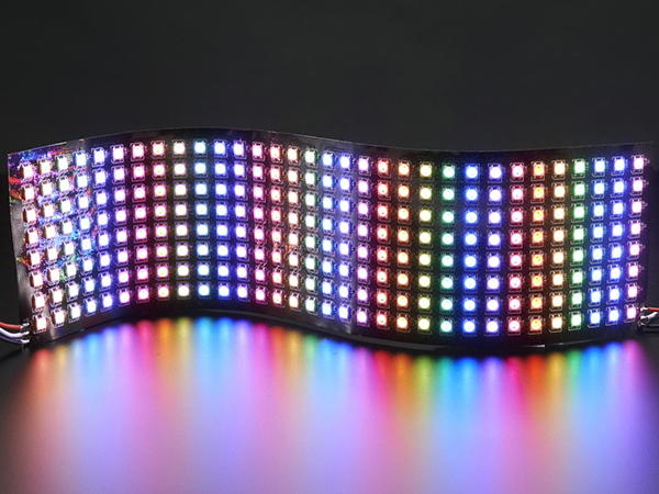 디바이스마트,LED/LCD > FND/도트매트릭스 > 도트매트릭스 > 기타,Adafruit,Flexible 8x32 NeoPixel RGB LED Matrix [ada-2294],배열 : 8x32 / 픽셀 : 256 / 색상 : RGB / 네오픽셀