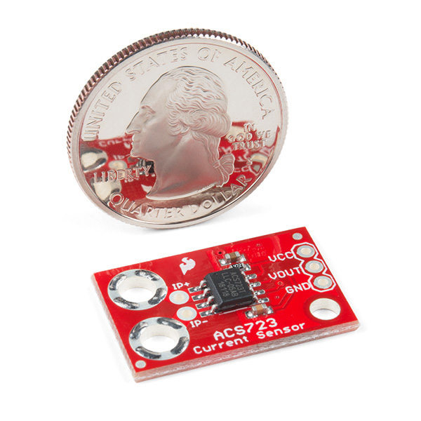 디바이스마트,MCU보드/전자키트 > 센서모듈 > 전압/전류센서,SparkFun,SparkFun Current Sensor Breakout - ACS723 [SEN-13679],이 전류센서는 AC 및 DC 신호에 대한 정확한 전류 측정이 가능합니다