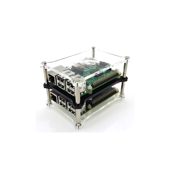 Raspberry Pi 2 Layer Clear Case Eled 013 디바이스마트 