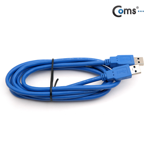 디바이스마트,케이블/전선 > USB 케이블 > 데이터케이블(MM) > USB 3.0 A타입,Coms,USB 3.0 A/A 케이블 1.8M [BC216],USB 3.0 AM-AM 케이블 / 파란색 / 1.8M
