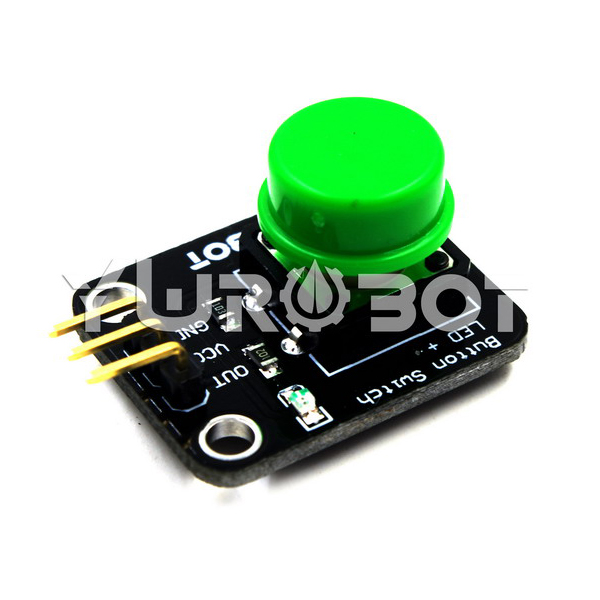 아두이노 버튼 스위치 모듈 (녹색) [ELB060675]