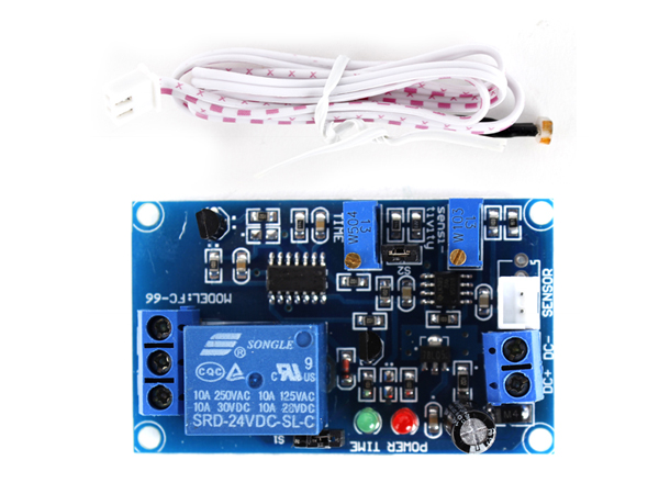 아두이노 광센싱 릴레이 모듈 Arduino CdS Sensor Relay 5V/12V/24V  [SZH-EK097]