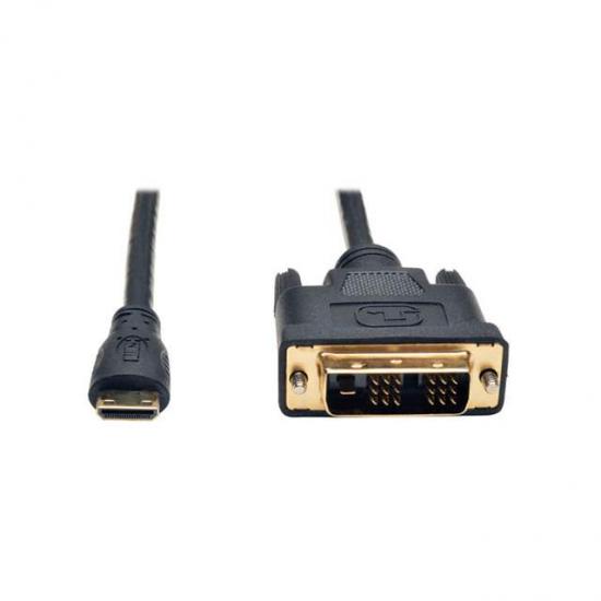 디바이스마트,케이블/전선 > 영상/음향 케이블 > HDMI/DVI 케이블,,P566-006-MINI,CABLE HDMI-M TO DVI-M 6'GOLD / Digi-Key Part Number : P566-006-MINI-ND