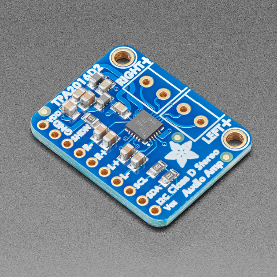 Stereo 2.8W Class D Audio Amplifier - I2C Control AGC - TPA2016 [ada-1712]