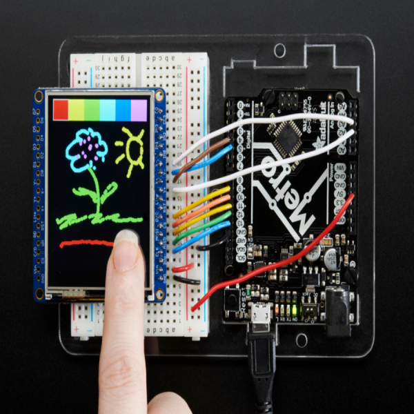 디바이스마트,LED/LCD > LCD COLOR > 칼라터치 LCD패널 > 3.5인치 이하 컬러터치 LCD패널,Adafruit,Adafruit 2.4' TFT LCD with Touchscreen Breakout w/MicroSD Socket - ILI9341 [ada-2478],2.4 inch / 240x320 pixels / 4 white-LED backlight / resistive touchscreen / 8-bit or SPI 두 가지 모드 모두 사용 가능