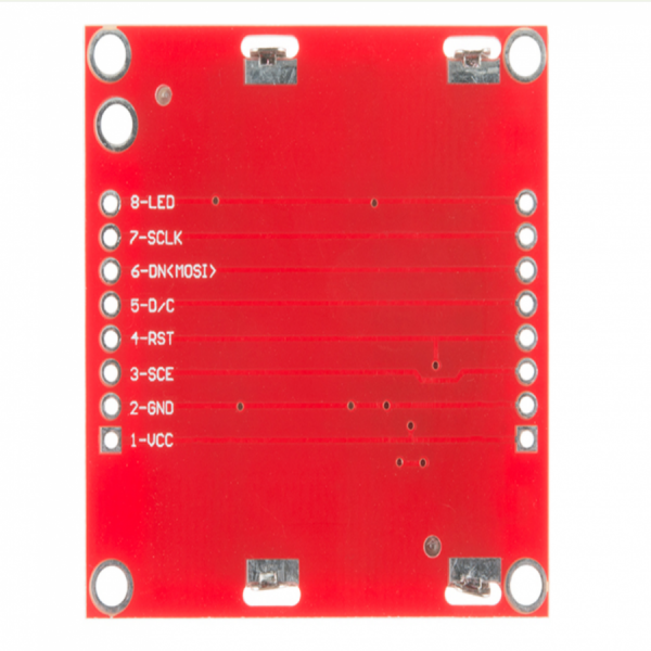 디바이스마트,LED/LCD > LCD 캐릭터/그래픽 > 캐릭터 LCD,SparkFun,Graphic LCD 84x48 - Nokia 5110 [LCD-10168],PCD8544 컨트롤러를 사용하여 48열/84행의 그래픽 디스플레이를 동작시킬 수 있습니다.