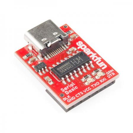 디바이스마트,MCU보드/전자키트 > 통신/네트워크 > USB관련,SparkFun,SparkFun Serial Basic Breakout - CH340C and USB-C [DEV-15096],CH340G 기반의 사용하기 쉬운 USB-C 커넥터 / USB-C를 사용하면 1.5A에서 이전 USB 세대보다 최대 3배의 전력 공급을 얻을 수 있음 / 5V 및 3.3V에서 작동