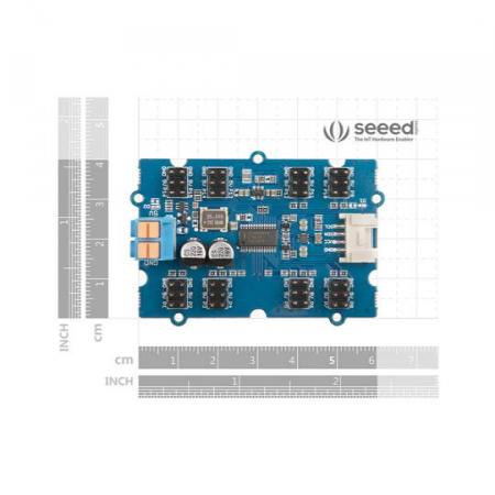 디바이스마트,MCU보드/전자키트 > 버튼/스위치/제어/RTC > 모터/모터컨트롤,Seeed,Grove - 16-Channel PWM Driver (PCA9685) [108020102],아두이노 호환 / NXP PCA9685를 기반 / 외부 전원 공급 장치로 최대 16개의 서보 구동 가능 / 서보드라이버, RGB 또는 RGBA LED 드라이버 기능