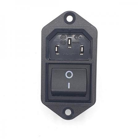 디바이스마트,커넥터/PCB > 파워커넥터 > 파워소켓/전원플러그,,R-301SN(B09),AC Socket / Switch / MALE / R-332 AC 플러그와 사용가능