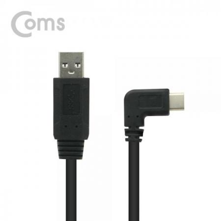 디바이스마트,케이블/전선 > USB 케이블 > OTG(FM) > USB C타입 OTG,Coms,USB 3.1 젠더 (Type C) to USB 3.0 A(M) 꺾임(꺽임) 25cm[ND647],USB 3.0 A(M) /꺾임(꺽임) /25cm