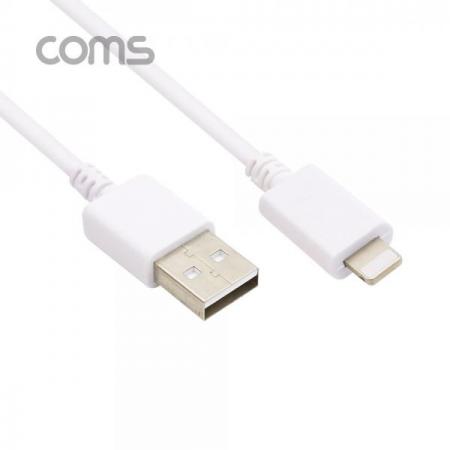 디바이스마트,컴퓨터/모바일/가전 > Apple > Accessories > 애플 전용 케이블,Coms,iOS 8핀 (8Pin) 케이블 1.5M / White / 정리홀더 / 충전 / 데이터 전송 [IB350],Coms iOS 8핀 (8Pin) 케이블 1.5M / White / 정리홀더 / 충전 / 데이터 전송