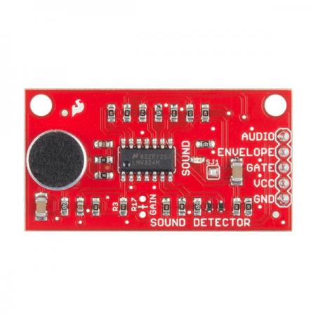 디바이스마트,MCU보드/전자키트 > 센서모듈 > 소리/음성센서,SparkFun,SparkFun Sound Detector (with Headers) [SEN-14262],소리를 감지하여 소리의 유무와, 소리의 크기를 데이터화 하는 모듈입니다. ※ Pin Header 부착 된 버전입니다