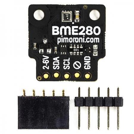 디바이스마트,MCU보드/전자키트 > 센서모듈 > 온도/습도 > 온습도겸용,Pimoroni,BME280 Breakout - Temperature, Pressure, Humidity Sensor [PIM472],Raspberry Pi 및 Arduino 호환 / BME280 온도, 압력, 습도 센서 / 전압 : 3.3V , 5V / I2C 인터페이스