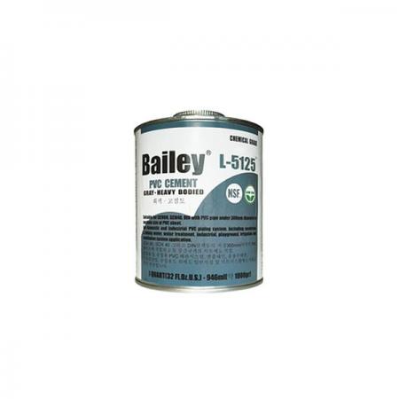 디바이스마트,화학/산업/안전 > 접착제/메꿈제/테이프 > 접착제,,PVC 접착제(회색) BAILEY L-5125, 1kg,최대권장 파이프 사이즈 규격은 12까지 사용 가능합니다.