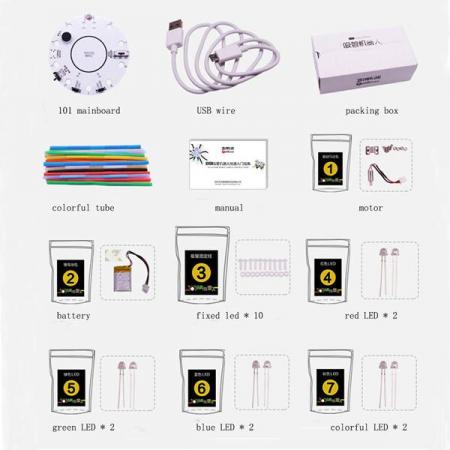 디바이스마트,오픈소스/코딩교육 > 아두이노 > 아두이노 교육용키트,,101 Straw DIY for kids Robots Robots Smart Lite Voice Control Touch educational toy robot,Products: 101 DIY Robot straw material: straw + electronic components