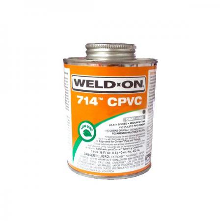 디바이스마트,화학/산업/안전 > 접착제/메꿈제/테이프 > 접착제,,CPVC 접착제(회색) WELD ON 714, 473ml,최대권장 파이프 사이즈 규격은 12까지 사용 가능합니다.