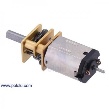 디바이스마트,기계/제어/로봇/모터 > 모터류 > DC기어드모터 > CarbonBrush모터,Pololu,15:1 Micro Metal Gearmotor HPCB 6V with Extended Motor Shaft #4787,High-Power + Carbon brushes (Long-life!!) / 이중 샤프트 / 소형 6V 브러시 DC모터 / 15.25:1 기어비 / 10×12mm / D-shaped shaft (길이: 9mm, 직경: 3mm) / 무부하 성능: 2100RPM, 100mA / stall extrapolation: 0.25kg⋅cm (3.5 oz⋅in), 1.5A