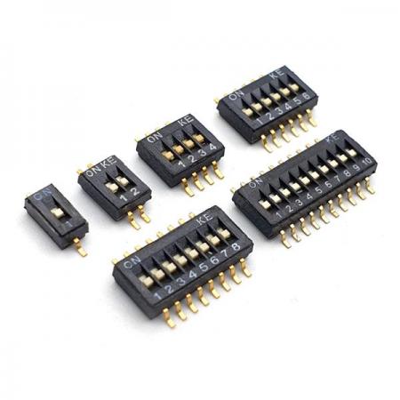 디바이스마트,스위치/부저/전기부품 > 스위치 > DIP 스위치,SMG,SMD DIP스위치 1.27mm 6bit [DSHP06TSGER],kingtek / DSHP / 6PIN / 슬라이드형 / SMD / 25mA @ 24VDC