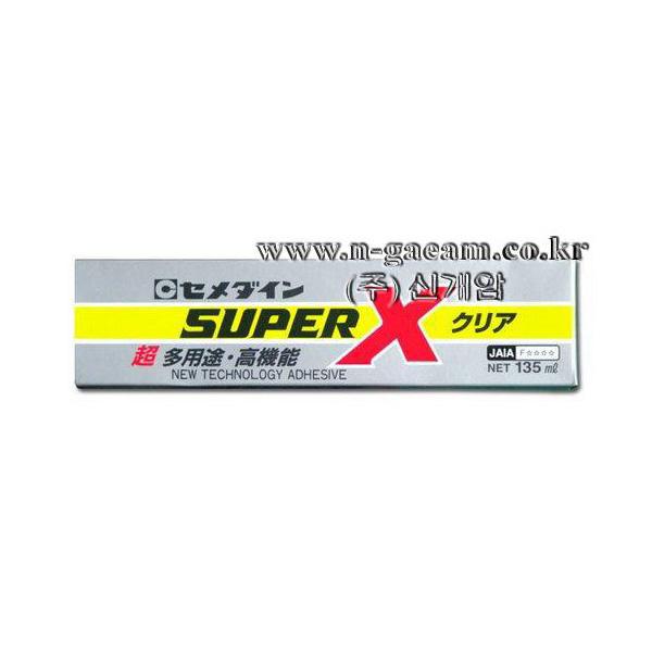 탄력성접착제(아크릴계) SUPER-X(투명) 135ML