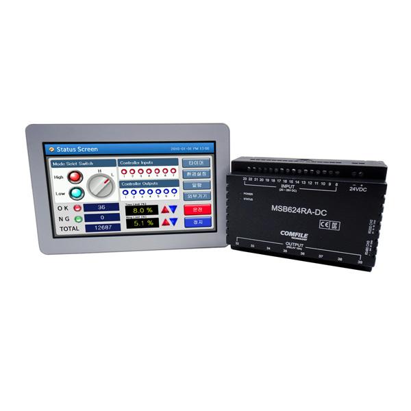 HMI 터치스크린 LCD START KIT-2 (HMI+PLC)