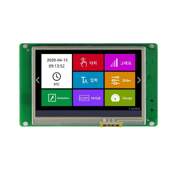 ezHMI EZ32240F035 3.5인치 RS232 LCD