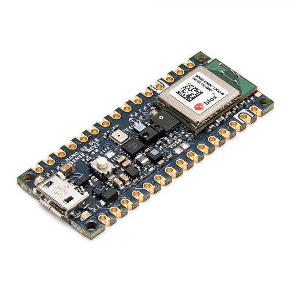 디바이스마트,오픈소스/코딩교육 > 아두이노 > 아두이노 정품 보드/쉴드/키트,Arduino,Arduino Nano 33 BLE Sense Rev2,ABX00069 / Nordic nRF52480 칩셋 기반 NINA B306 블루투스 5 모듈 내장 / LSM9DS1 9축 IMU 센서, LPS22HB 기압 및 온도센서, HTS221 습도센서 등 활용도 높은 센서가 모두 내장된 강력한 아두이노 나노 보드 (보드 Only 버전)