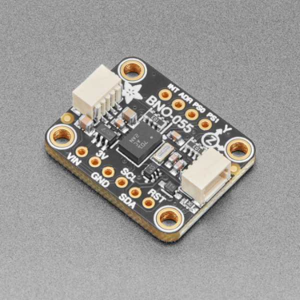 디바이스마트,MCU보드/전자키트 > 센서모듈 > IMU/AHRS(9축 이상),Adafruit,9-DOF Absolute Orientation IMU Fusion Breakout - BNO055 - STEMMA QT/Qwiic [ada-4646],3축 절대방향 데이터, 4 포인트 쿼터니언 출력 / 각속도, 가속, 자기장, 선형 가속, 중력 벡터 / 온도 /  I2C 지원 / 3V~5V / Arduino (C/C++), CircuitPython 가능