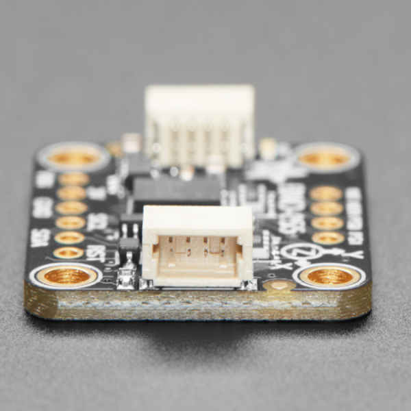 디바이스마트,MCU보드/전자키트 > 센서모듈 > IMU/AHRS(9축 이상),Adafruit,9-DOF Absolute Orientation IMU Fusion Breakout - BNO055 - STEMMA QT/Qwiic [ada-4646],3축 절대방향 데이터, 4 포인트 쿼터니언 출력 / 각속도, 가속, 자기장, 선형 가속, 중력 벡터 / 온도 /  I2C 지원 / 3V~5V / Arduino (C/C++), CircuitPython 가능