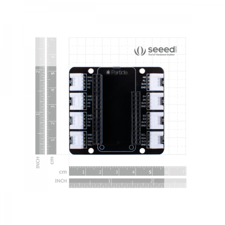 디바이스마트,오픈소스/코딩교육 > 아두이노 > 아두이노 호환쉴드,Seeed,Grove Shield for Particle Mesh [103100062],Grove Shield for Particle Mesh / Grove 커넥터 형태의 Particle Mesh 브레이크 아웃 / 8 Grove 커넥터 / 3.3V 호환