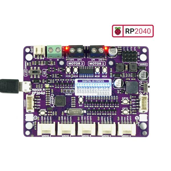 Maker Pi RP2040 : Simplifying Robotics with Raspberry Pi RP2040 [MAKER-PI-RP2040]