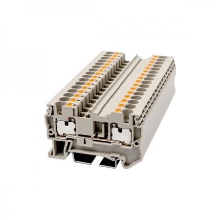 디바이스마트,커넥터/PCB > 터미널블럭 > DINKLE (Rail 산업용) > 4㎟ series,DINKLE,DP4,M4, 600V, 30A, Beige (default) / 길이 :57mm / 너비 : 6.1mm / 높이 : 35mm