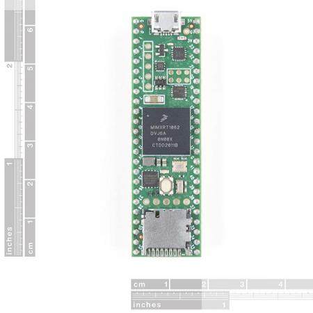 디바이스마트,MCU보드/전자키트 > 프로세서/개발보드 > ARM > Cortex-M7,Teensy,Teensy 4.1 정품 고성능 개발보드 [이더넷+헤더],미국 정품 Teensy 4.1 개발보드 (이더넷,헤더 포함) / 600MHz의 ARM Cortex-M7 프로세서 / NXP iMXRT1062 / 4.0보다 4배 더 큰 플래시 메모리 / 3.3V / SPI 3개 / 아두이노보다 빠른 개발보드 / 핀맵 증정!