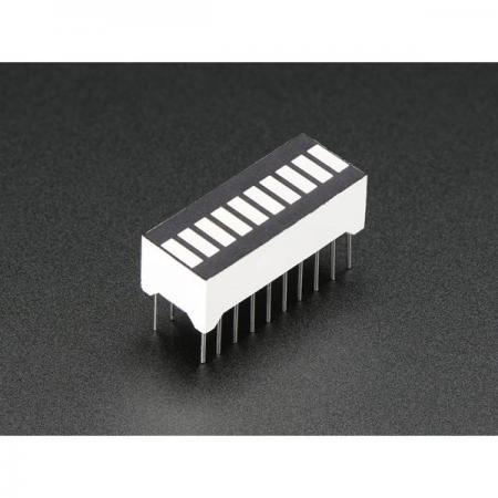 디바이스마트,LED/LCD > FND/도트매트릭스 > FND(세그먼트LED) > LED BAR,Adafruit,10 Segment Light Bar Graph LED Display - Yellow [ada-1922],10개의 LED, 총 20개 핀(양쪽 각 10개) / 크기 : 25.5 x 10 x 6.5mm / 핀 길이 : 14.5mm / 무게 : 2.5g